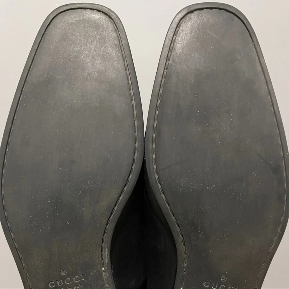 Nice Classic Gucci Derby Lace-ups. Black Sz 10 - Picture 11 of 11